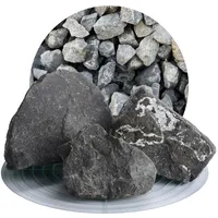 Schicker Mineral-Basalt Gabionensteine anthrazit 25 kg-60-120mm