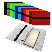 Sleeve Hülle für HP ENVY x360 13,3 Zoll Tasche Filz Notebook Cover Schutzhülle, Farbe:Dunkel Grau
