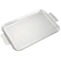Cadac Grillpfanne aus Edelstahl 37 x 25,5 cm für Holzekohle, Gas- und Elektrogrill 98315V