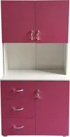 Kinderzimmerschrank Pink Weiß