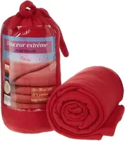 Fleece-Decke Rot 130 x 180 cm