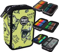 COOLPACK JUMPER 3 gefülltes Federmäppchen Federmappe Schülermäppchen Federtasche DINO ADVENTURE T-REX