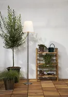 LED-Solar-Stehlampe 'Solia',  weiß,  Kunstst./Edel