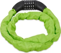 relaxdays zámek na kolo zelený 120,0 cm