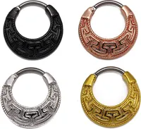 Karisma Titan G23 Septum Clicker Segment Ring Nasenring Nasenpiercing- 1,2x8mm tsc-h007 - Roségold