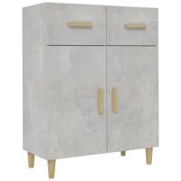 vidaXL Kredens betonowy szary 69,5x34x89 cm materiał drewnopochodny