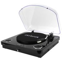 AIWA GBTUR-120BK Plattenspieler Bluetooth Radio Turntable Schallplattenspieler