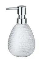 WENKO Seifen Spender POLARIS silber 390 ml Bad Accessoires Dosierer Lotion WC