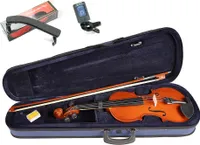 4/4 Geige Komplett-Set Leonardo Student LV-1044 mit Bogen, Kolophonium, Stimmgerät, Schulterstütze