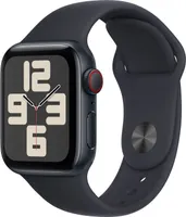 Watch SE GPS + Cellular, 44 mm Aluminiumgehäuse Mitternacht, Sportarmband Mitternacht – S/M