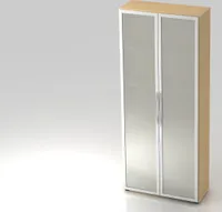 Schrank,Glastüre 4200, 5 OH 80 x 34,9 x 188 cm (BxTxH)