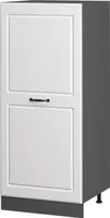 Vicco Hochschrank R-Line, 60 cm, Weiß Landhaus/Anthrazit
