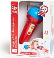 Hape Echomikrofon | Batterieloses Stimmverstärker-Mikrofon für Kinder ab 1 Jahr