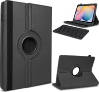 Tablet Hülle Tastatur Tasche für Samsung Galaxy Tab A7 2020 Schutzhülle BluetoothFarbe:Schwarz