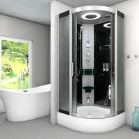 Dampfdusche Dusche Duschkabine D58-53M2 Duschtempel Sauna 90x90 cm