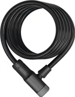 ABUS Spiralkabelschloss Primo 5510K/180 - Fahrradschloss aus 10 mm starkem, flexiblem Kabel - ABUS-Sicherheitslevel 3 - 180 cm - Schwarz