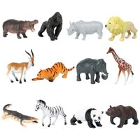 Kunststoffe Tierfigur Zoo Tier Wildtier Modell Kinder Lernsielzeug Geschenk 
