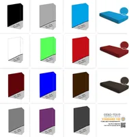Microfaser Spannbettlaken Spannbetttuch Bettlaken Betttuch mit Rundumgummi, Größe:140 x 200 cm - 160x200 cm, Farbe:Lila