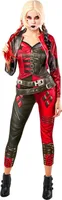 Suicide Squad 2 - Kostým "Harley Quinn" - Pánsky/Dámsky Uni BN5194 (S) (Červená/Čierna)