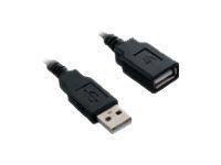 V7 - USB-Verlängerungskabel - USB Typ A, 4-polig (M) - USB Typ A, 4-polig (W) - 5 m - Schwarz