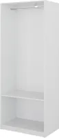 Vicco Kleiderschrank Elmo, 80 x 200 cm, Weiß