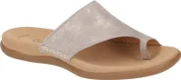 Gabor Pantolette 63.700.62, Caruso Metallic (Veloursleder), Muschel, Best Fitting, Zehensteg 38