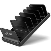 InLine® Multi-Stand so 6 priehradkami na stôl/policu, čierny