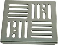 Marley Abläufe Edelstahlrost 150 x 150 mm, für Abläufe