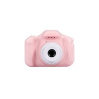 X2 Mini Kids Kamera 2 Zoll HD Farbdisplay Wiederaufladbare Mini Kamera Videokamera Schoene Kamera mit 32 GB Speicherkarte Pink