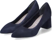 Tamaris Damen Pumps Blau Rauleder Größe: 39