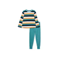 Sanetta Jungen Schlafanzug Frottee-Schlafanzug - 232846, Farbe:nordic blue, Größe:128
