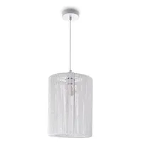 Pendelleuchte Esstisch Papier Boho Hängelampe Esszimmer Lampe E27 Rattan