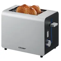 B-Ware Cloer Toaster 3317-2 gelb 2 Scheiben Brötchenaufsatz NEU 