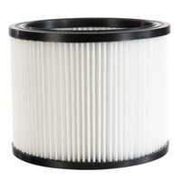 AREBOS Hepa Filter Staubsauger, Geeignet für Industriestaubsauger 1600W, Nass- & Trockensauger, Auswaschbar, Mit elastischer Gummidichtlippe, Universell einsetzbar