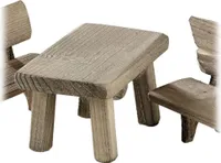 Tisch, Holzminiatur, für Krippen und Modellbau
