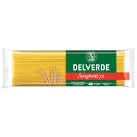 Delverde Spaghetti 72 Makaron Spaghetti z semoliny z pszenicy durum 500g