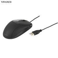 VIVanco™USB Office Mouse, Rechts- und Linkshänder geeignet, 1200 dpi