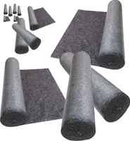 Malervlies 50m² Vlies Abdeckvlies (1x50m) Bodenvlies PE Folie 180g/m² Bohrfux