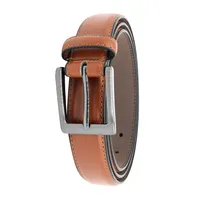 Duke - opasek "D555 Anthony", prošívaný, kožený pánský DC236 (140cm) (Tan)