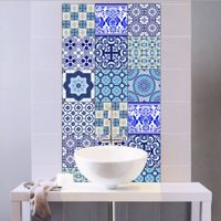 PVC Fliesenaufkleber Für Küche Und Bad Mosaik Wandfliesen Aufkleber Klebefolie 