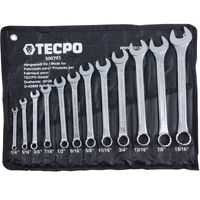 TECPO Maul-Ringschlüssel-Satz SW 1/4"- 5/16", 12-teilig