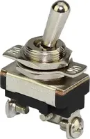 KFZ Kippschalter SPST 3 Pin Ein/Aus/Ein Schalter DC 12V 24V AC 10A 250V 15A 125V Metallschalter für KFZ, Boot, etc ASW-23-103A