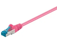 Patch kabel CAT 6A, S/FTP (PiMF), purpurový