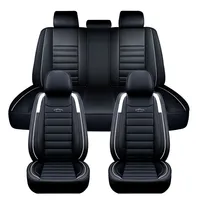 Autositzbezüge Leder, Kunstleder Sitzbezug Auto Vordersitze Hinten 5 Sitz  Voll Set Universal Pad Seat Protectors,E : : Auto & Motorrad