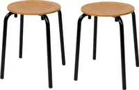 Hocker 4-Bein - Set mit 2 Stück