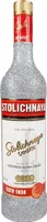 Stolichnaya Vodka 0,7l 700ml (40% Vol) - Bling Bling Glitzerflasche in silber -[Enthält Sulfite]
