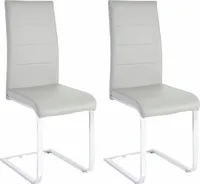 Stuhl 2 PK Grau