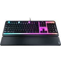 ROCCAT Magma, Volle Größe (100%), USB, Membran Key Switch, AZERTY, RGB-LED, Schwarz