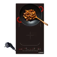 Induktionskochfeld 29 cm, 2 Kochfelder, EU Stecker