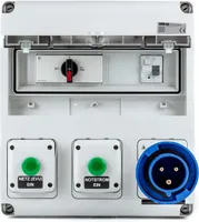 Notstromeinspeisung Hausnetz über Wechselstrom 1x32A mit Phasenüberwachung